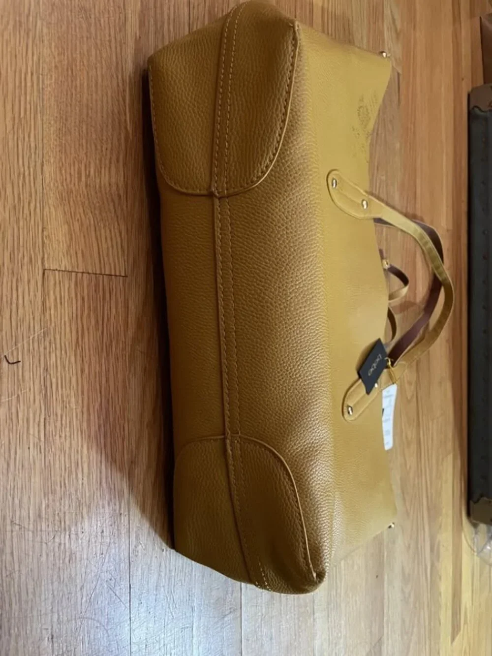 BEBE Mustard | Cognac 3 in 1 tote handbag